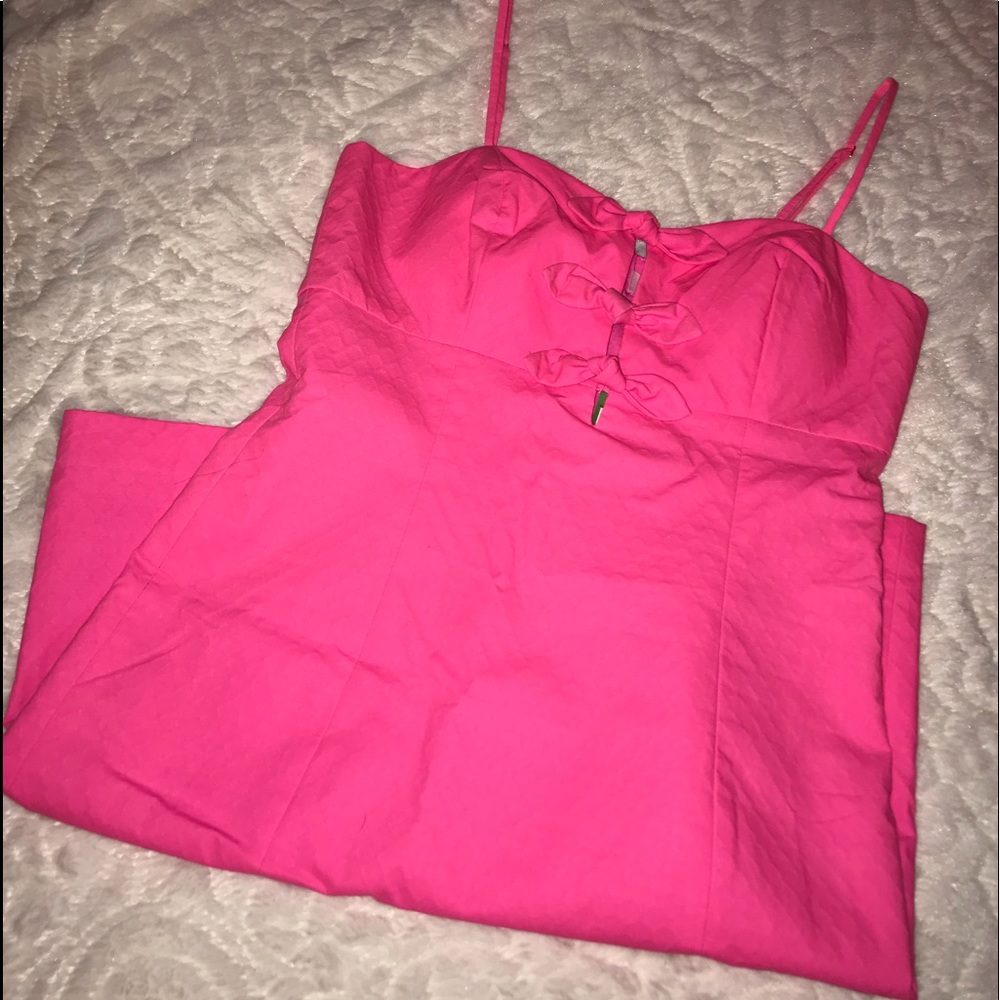 Lily Pulitzer Hot Pink Strapy Dress